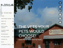 Tablet Screenshot of middletownvet.net