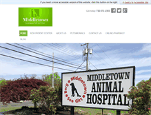 Tablet Screenshot of middletownvet.com